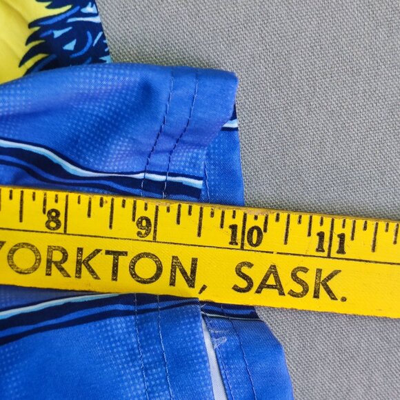 Maui and Sons board shorts men's size M blue with tropical design - Picture 14 of 14